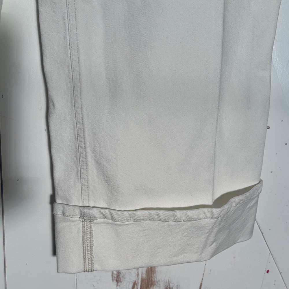 Good American White Denim Wide Leg Pants - Picture 9 of 11